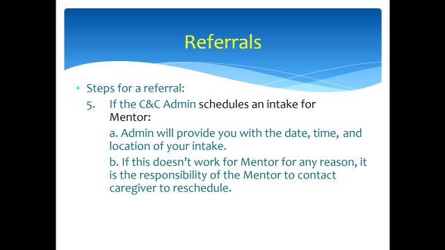 Check and Connect Orientation