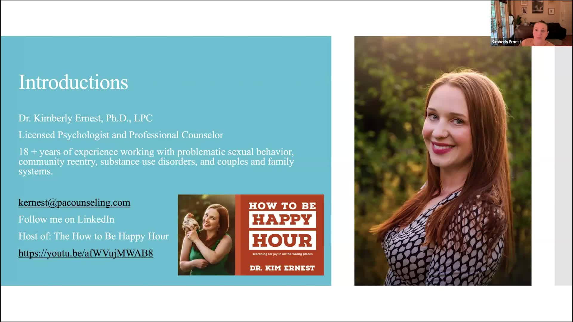 Adolescent Problematic Behavior Training Part 1