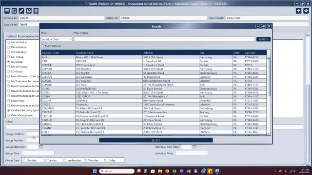 Outpatient Initial Referral Form