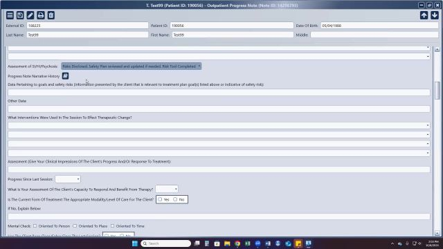 Outpatient Progress Note