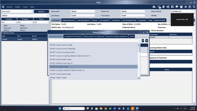 Sending Documents to PCS Portal