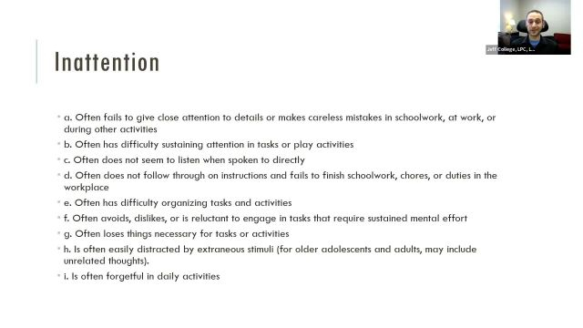 Identifying and Assessing ADHD in Adulthood