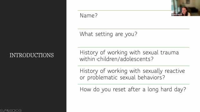 CMSU Training - Training for Working with Child Sexual Abuse Victims Who Exhibit Problematic Sexual Behaviors Part 1